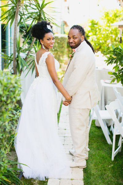 Meet the Valentines Backyard wedding