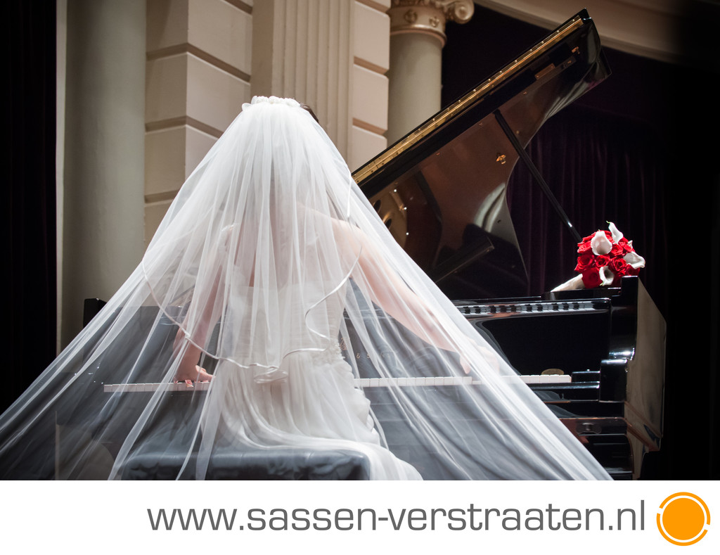 Een concertpianiste als bruid