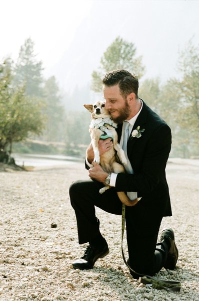 Yosemite groom with his dog