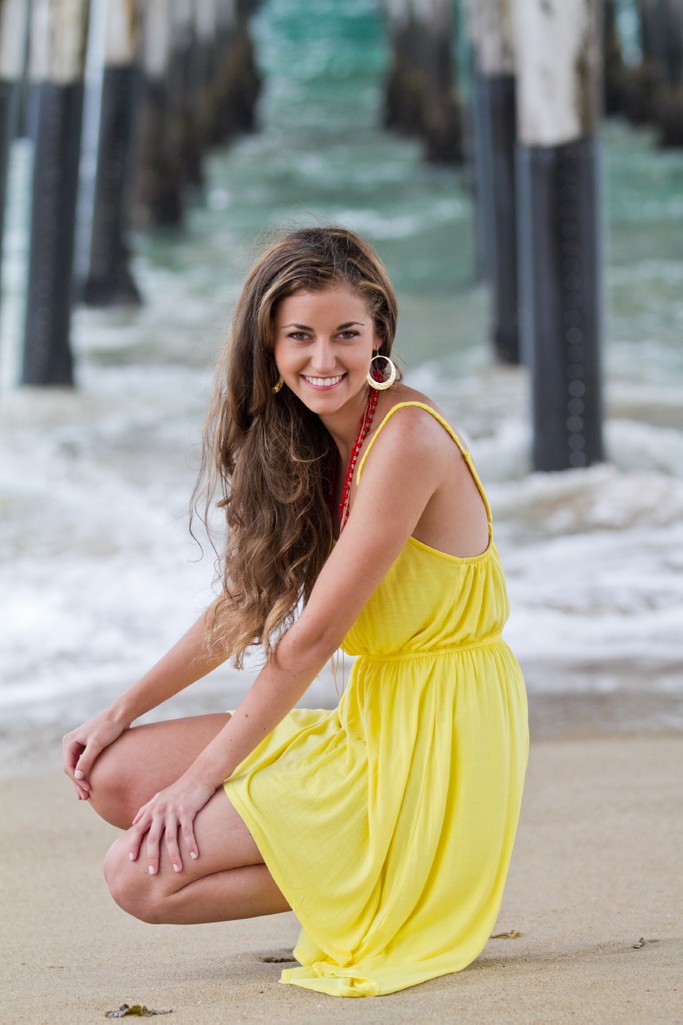 Destination Senior Portrait Photography On The Beach In California