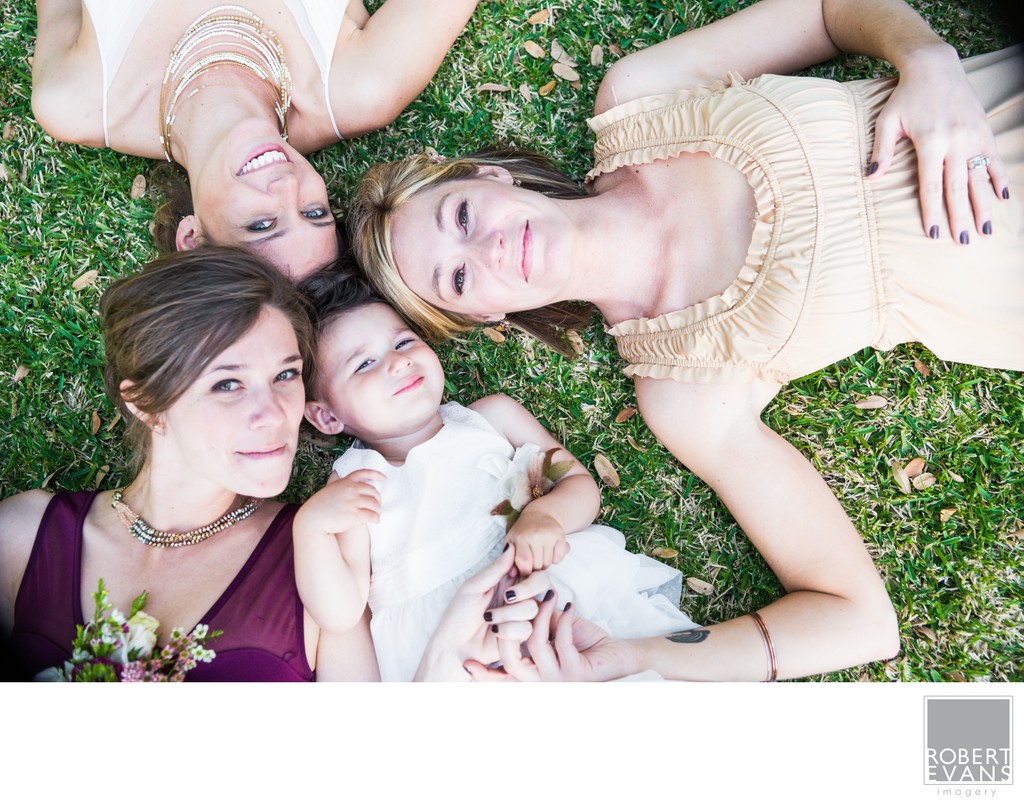 There is More Than One Way To Photograph The Bride With Her Bridesmaids