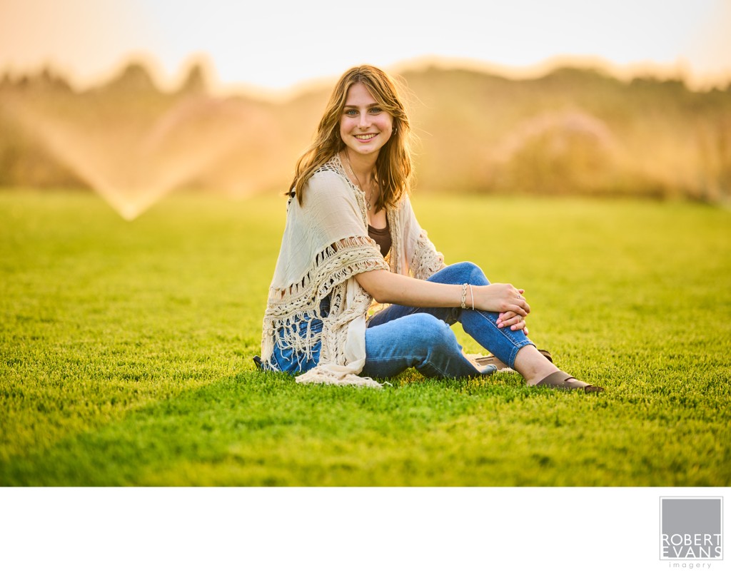 Eden Prairie High School Senior Portrait Session At Sunset