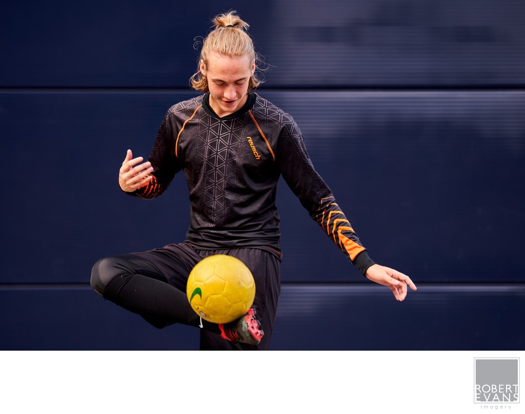 Soccer senior portrait session, Guthrie Theater Downtown Minneapolis