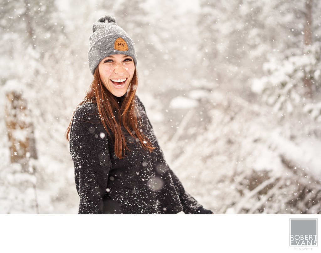 Edina Winter Senior Portrait