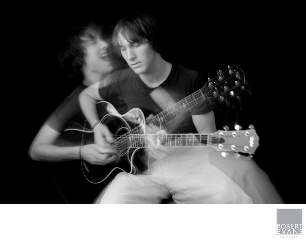 Creative Musician Senior Portrait | Edina Photographer