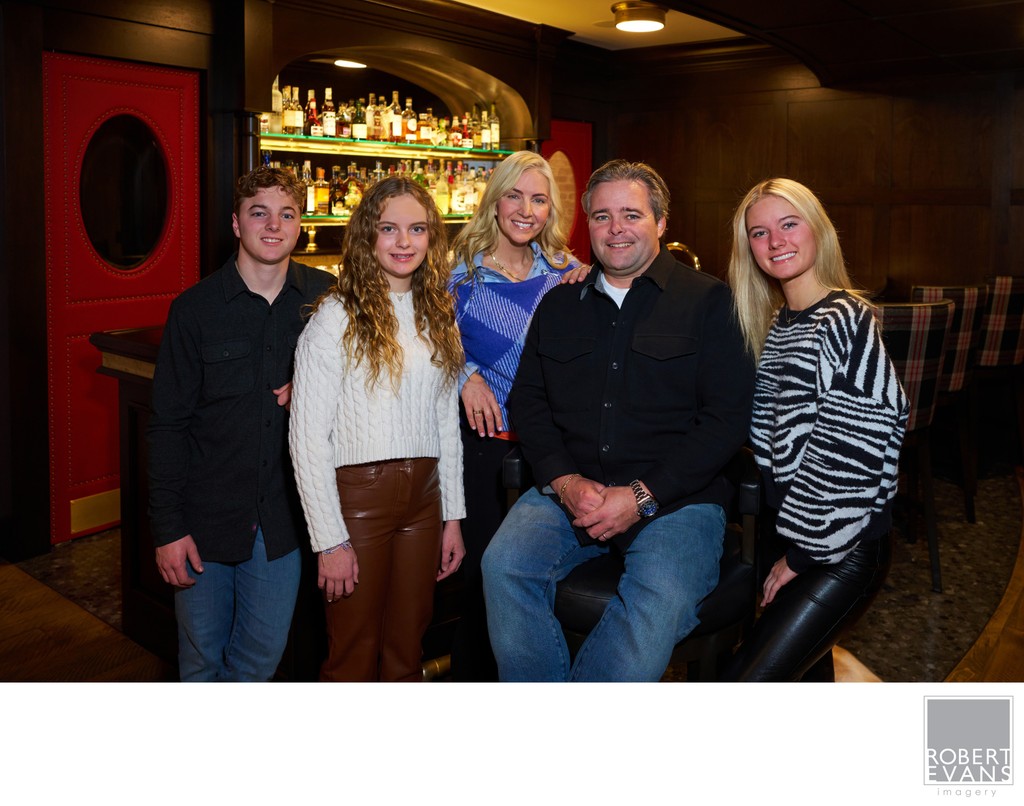 Edina Family Portrait at Home