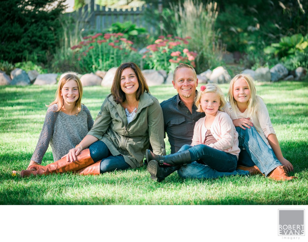 Backyard Family Portrait