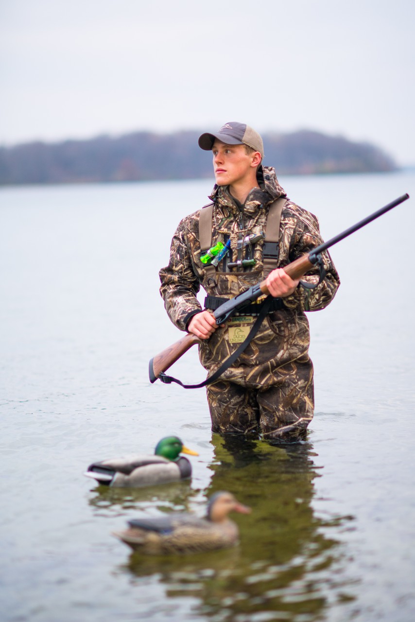 This Hunting themed senior portrait is a favorite. One of this Wayzata Senior's passions was hunting
