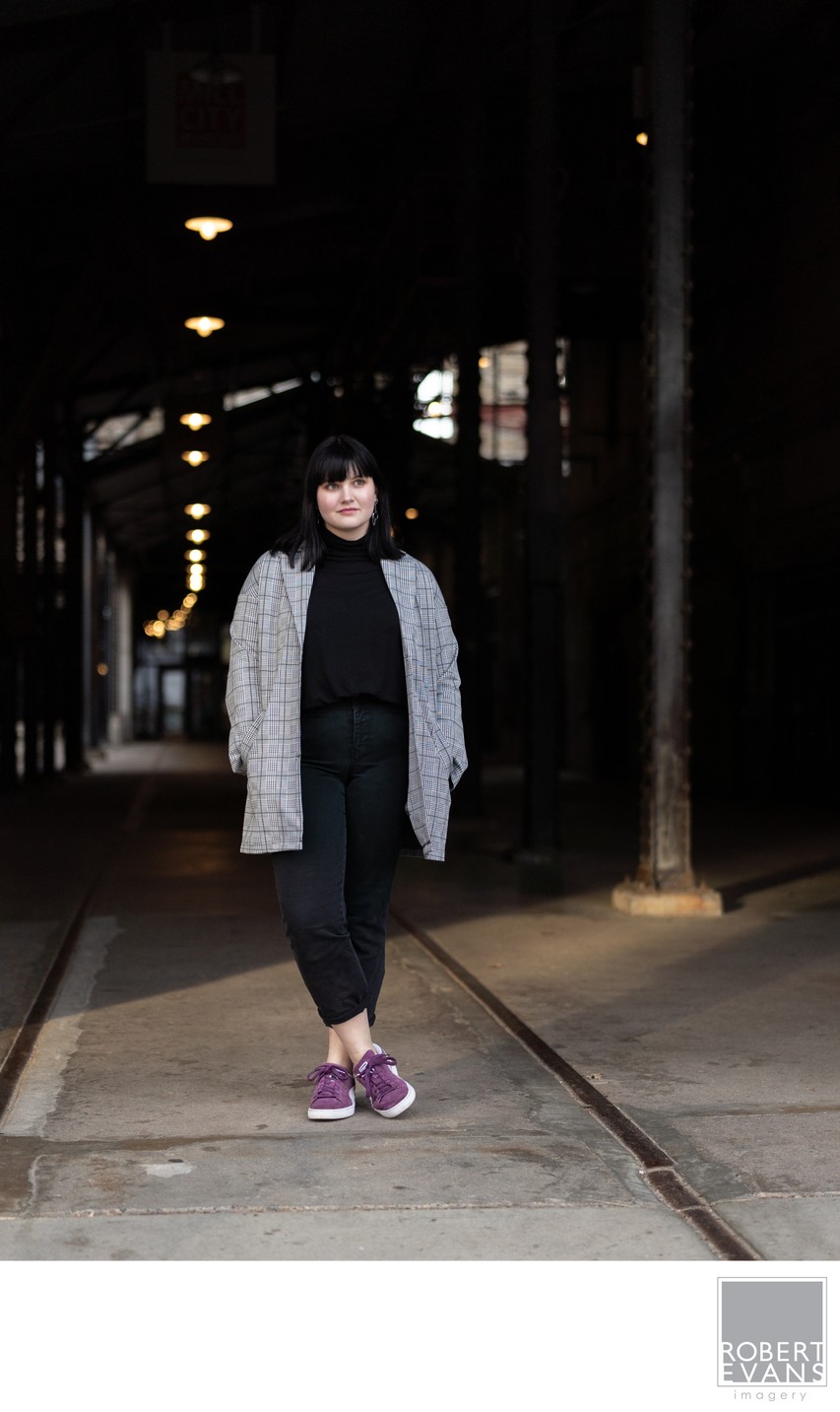 Downtown Minneapolis Senior Portraits are always creative