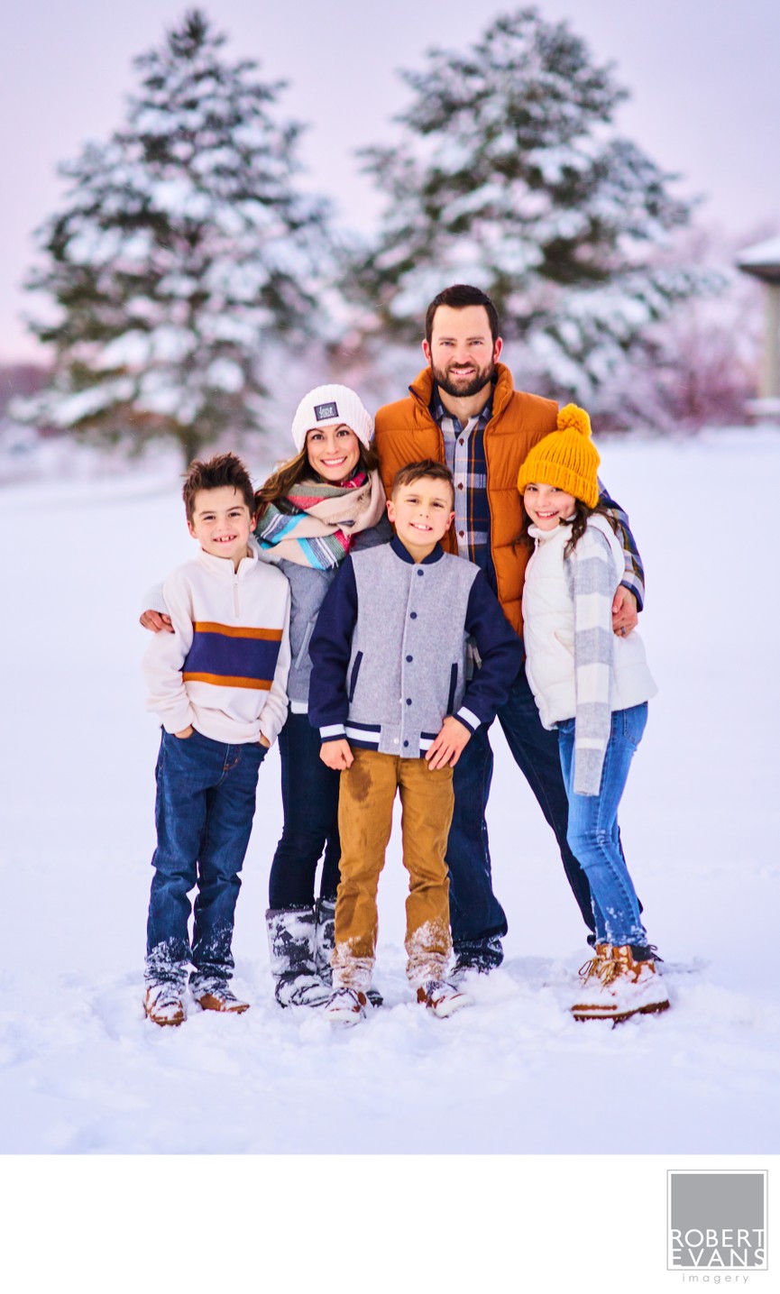 Edina Family Photographer | Winter Family Portrait