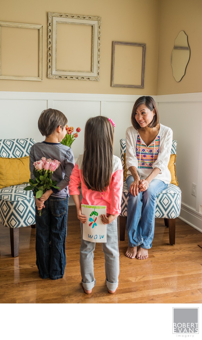 Edina Mother and Children Lifestyle Portrait