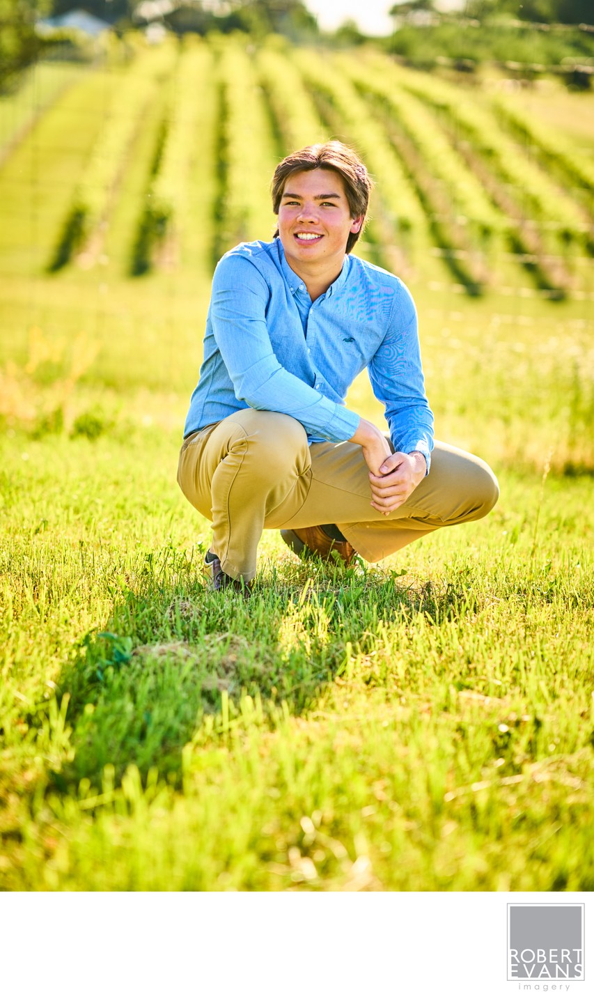 Simple senior portrait of this Minnetonka High School senior