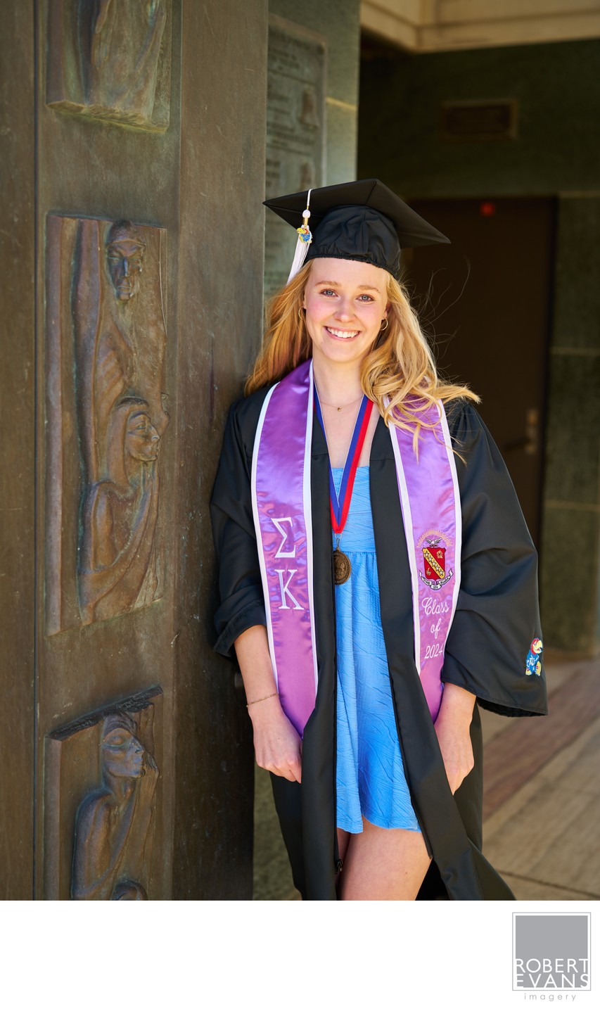 College Graduation Portrait in Minnesota