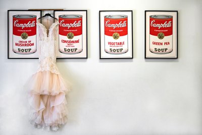 Aria Minneapolis, Campbells Soup Wedding Dress Picture