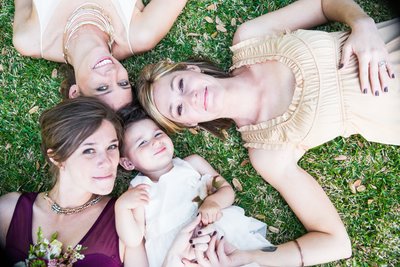 There is More Than One Way To Photograph The Bride With Her Bridesmaids