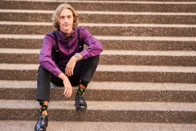 Stylish Senior Portrait Shoot in Downtown Minneapolis