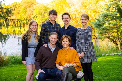 Edina Family Portrait in Autumn