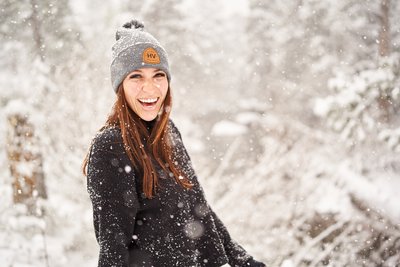 Edina Winter Senior Portrait