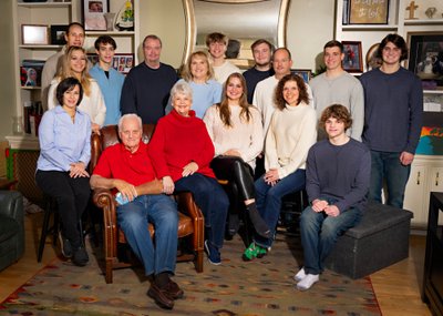 Extended Family In-home Portrait