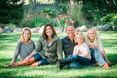 Backyard Family Portrait