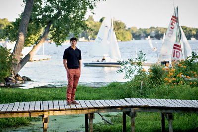 Lake senior portrait of Wayzata High School Senior