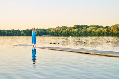 Minnesota Lakeside Environmental Portrait