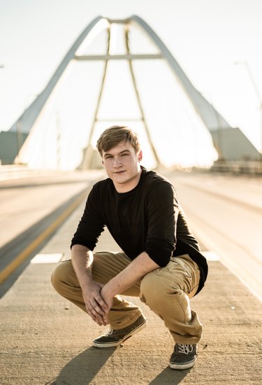  Lowry Avenue Bridge senior portrait downtown Minneapolis