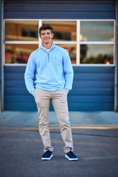 Great full body image of this Waconia High School Senior