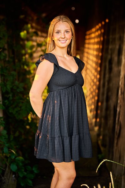 Old Greenhouse Female Senior Portrait, Chaska Minnesota