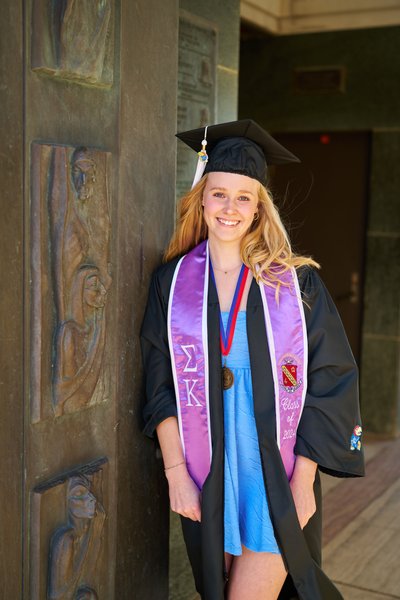College Graduation Portrait in Minnesota