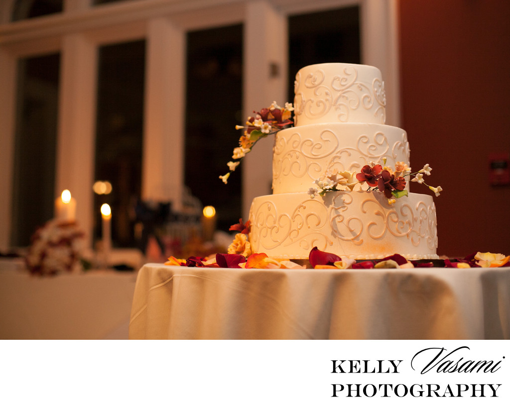 Fall themed wedding cake | Westchester NY