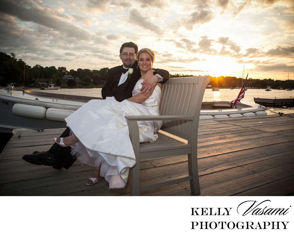 Sunset Wedding Photos | Greenwich CT | Westchester NY