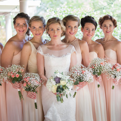 Highlands Country Club Wedding | beautiful bridesmaids