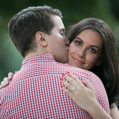 Engagement Session | Red Nails and Gingham | NYC