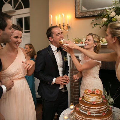 Feeding the Wedding Cake | Highlands Country Club
