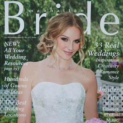 Cover of Manhattan Bride Magazine | Fall Winter 2013