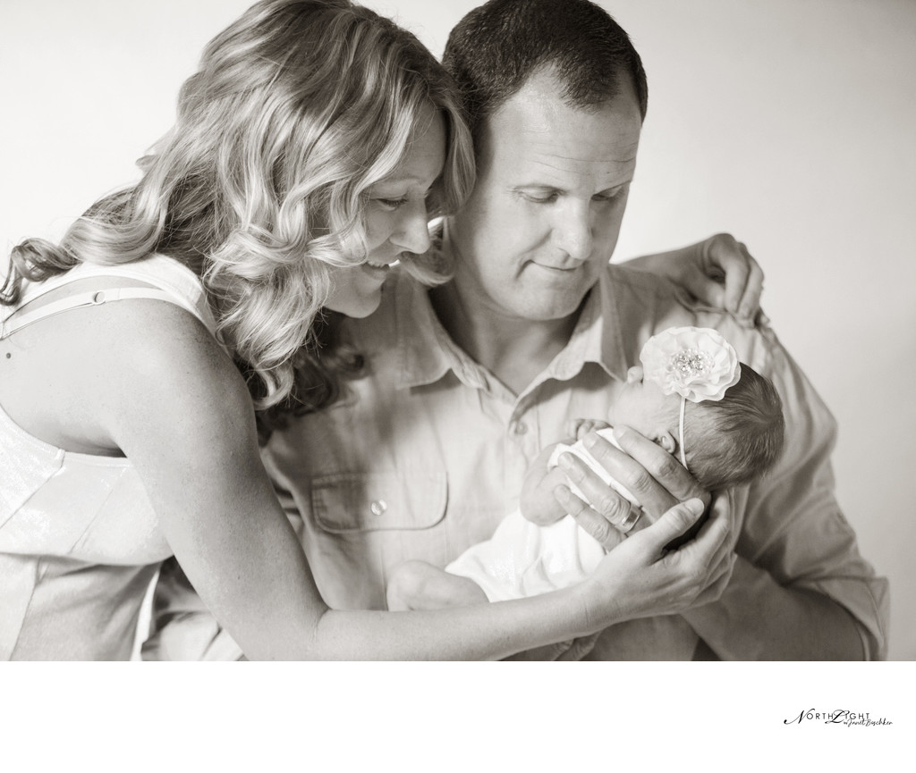 Family Photography | Newborn, Mom and Dad