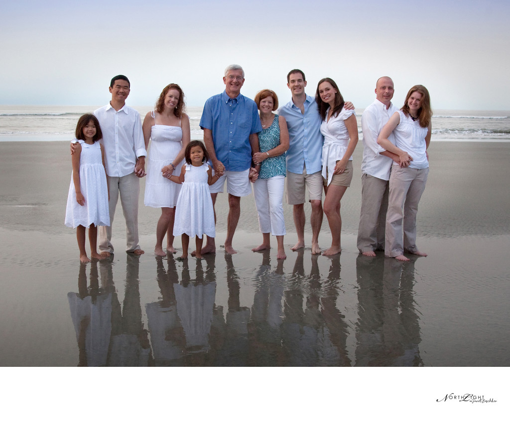 3 Generations Beach Portrait | Pro Family Photograph