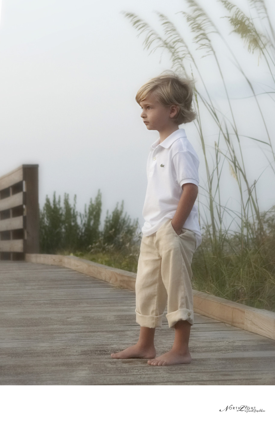 Portrait of 6 Year Old Boy | Beach photography | Isle of Palm