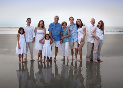 3 Generations Beach Portrait | Pro Family Photograph