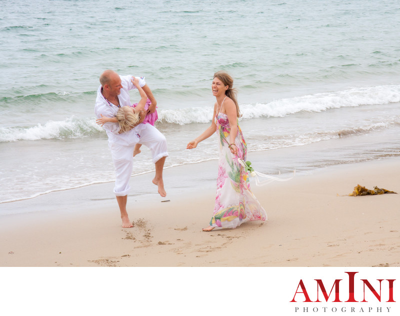 Wedding Waterfront Rocks