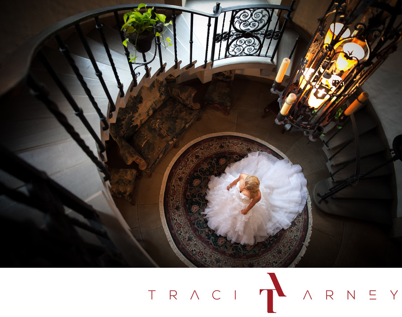 Graylyn Stairwell Bridal Session, Winston-Salem, NC