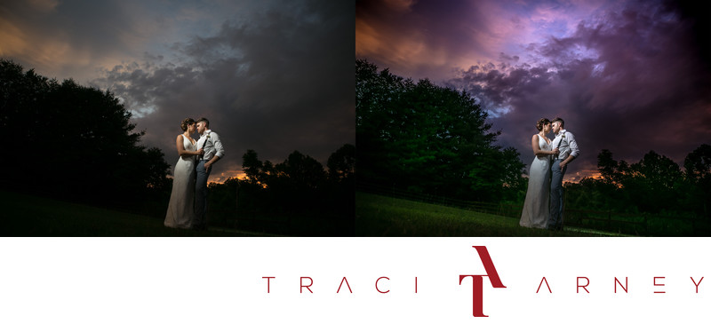 before-after-lightroom-edit-asheville-nc-wedding-photographer