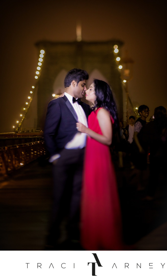 Brooklyn Bridge Engagement Session, New York, NY