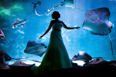 Ripley's Aquarium Bridal Photographer Myrtle Beach SC