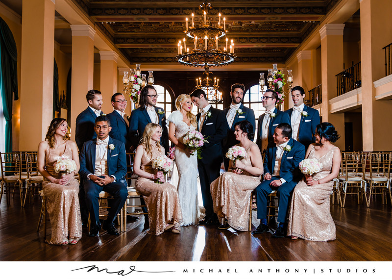 Bridal Party at Ebell Theatre Los Angeles