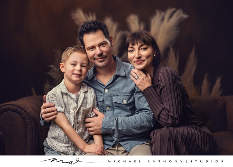 Cozy Family Portrait Session in Dallas