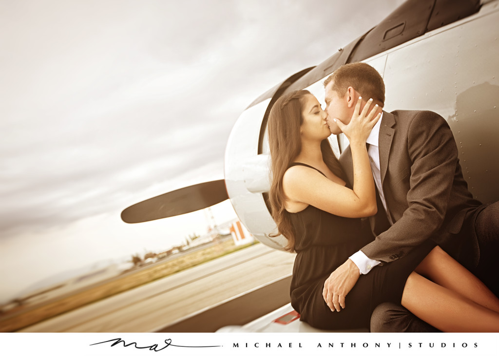 Airport Engagement Sessions Los Angeles