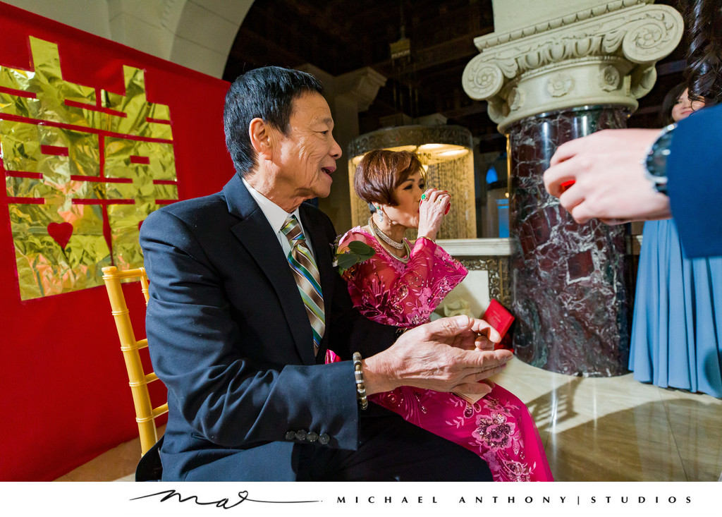 Tea Ceremony at Majestic Downtown Wedding