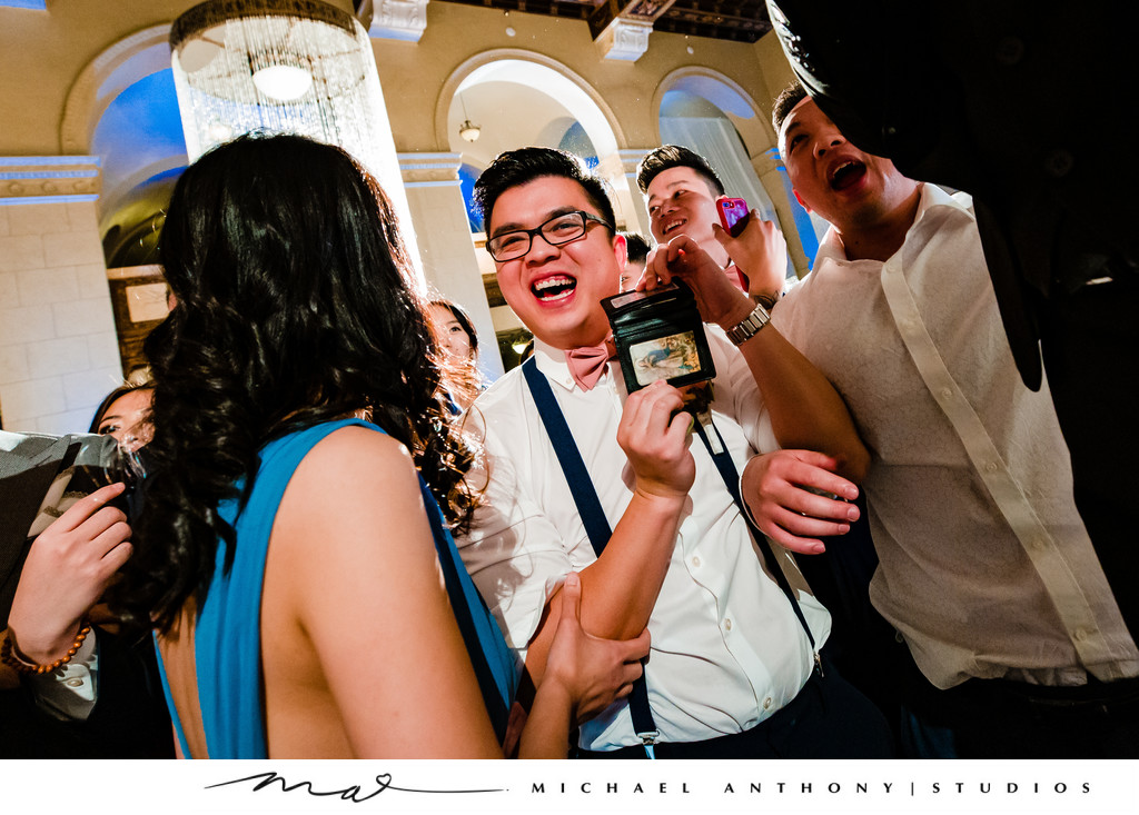 Photos of a dancing at a Majestic Downtown Wedding